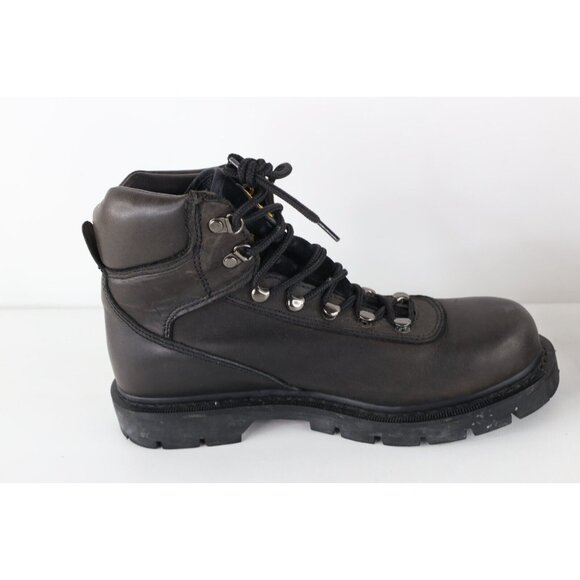 Vtg 90s Cat Caterpillar Men 8M Distressed Goretex Leather Waterproof Work Boots main image 8